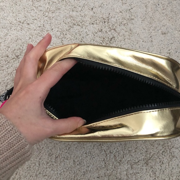 NEW Victoria’s Secret Pink Gold Cosmetic Bag - Picture 6 of 7